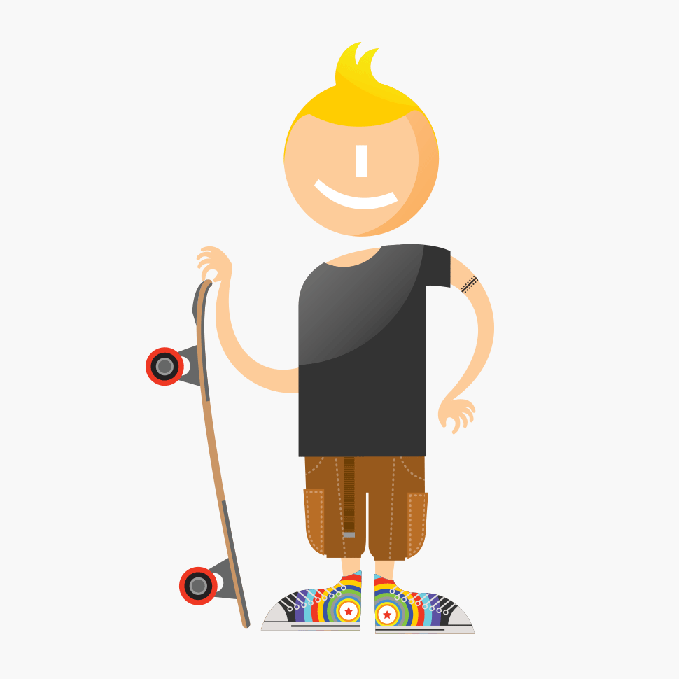 OneBigPlanet avatar: Skater boy