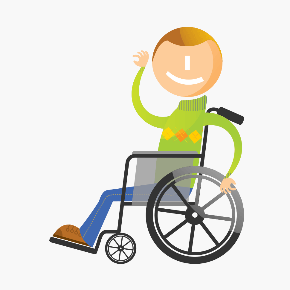 OneBigPlanet avatar: Guy on a wheelchair